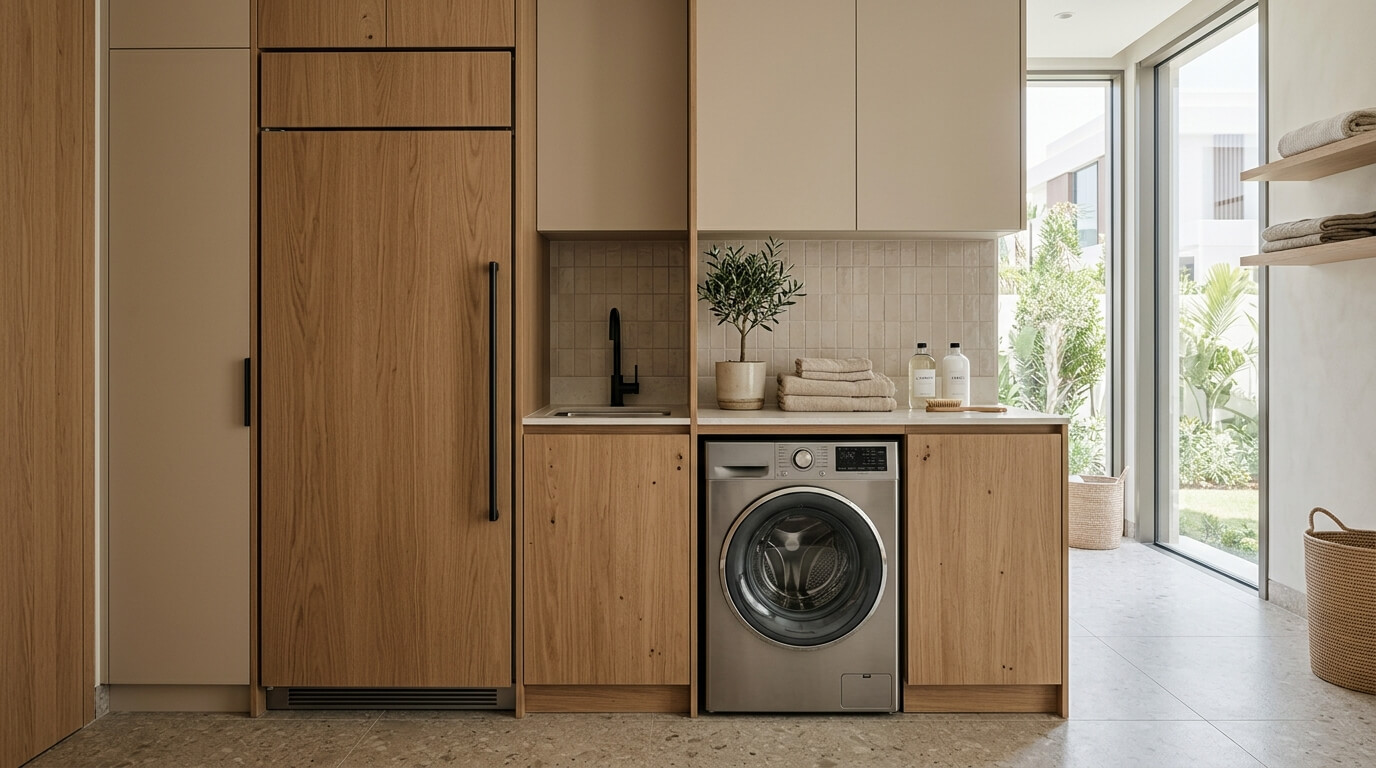 Modern household appliance in a Dubai home